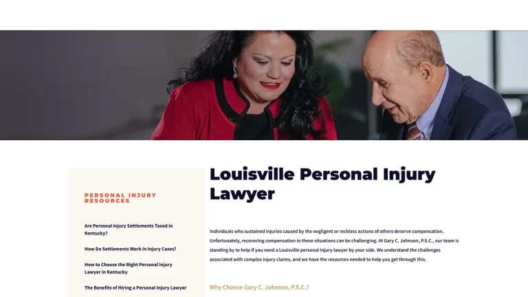 Gary C. Johnson P.S.C. - Louisville, KY - Attorney in Louisville