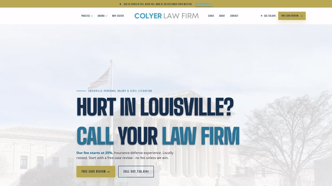 Colyer Law Firm, PLLC - Louisville, KY office in Louisville, Kentucky
