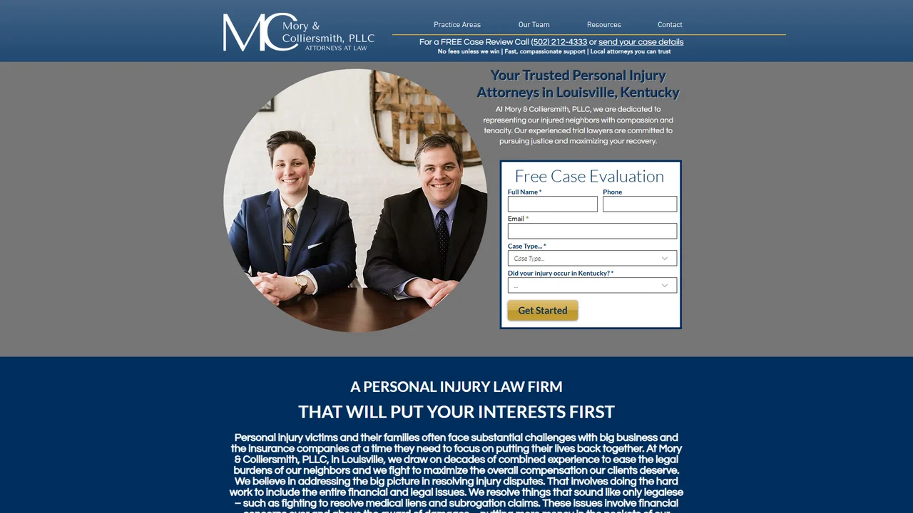 Mory & Colliersmith, PLLC - Louisville, KY office in Louisville, Kentucky