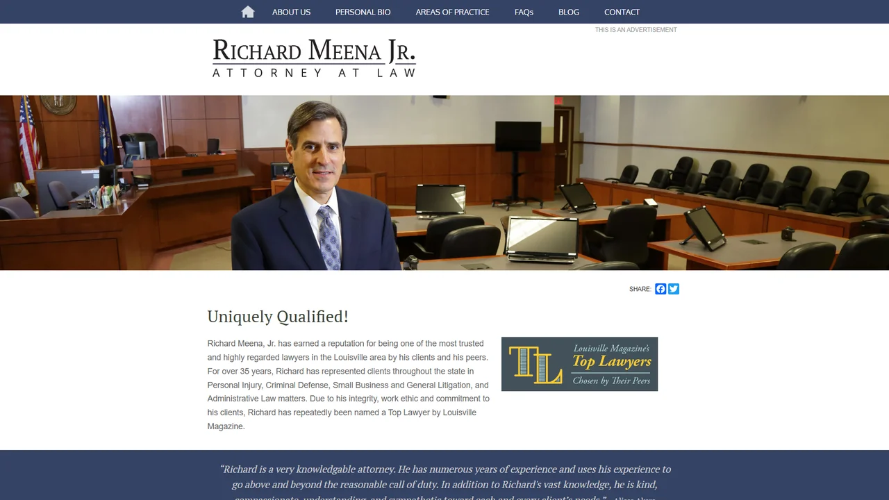 Richard Meena Jr. Attorney at Law - Louisville, KY office in Louisville, Kentucky