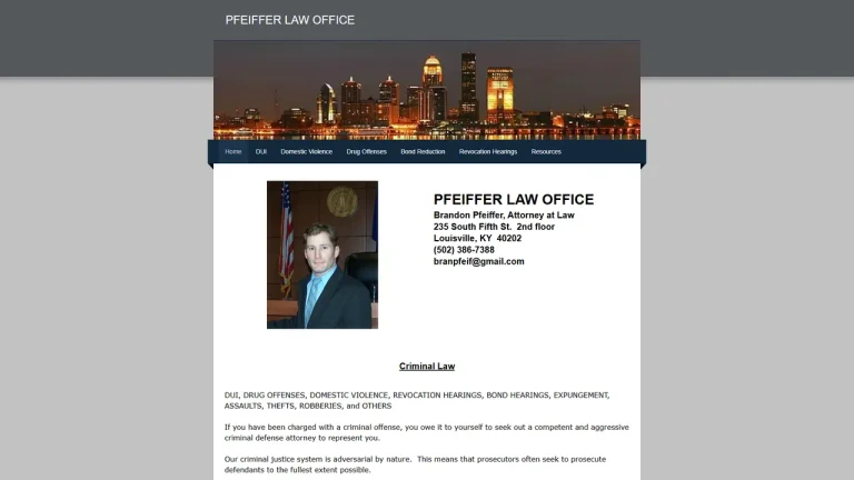 Pfeiffer Law Office - Louisville, KY - Attorney in Louisville