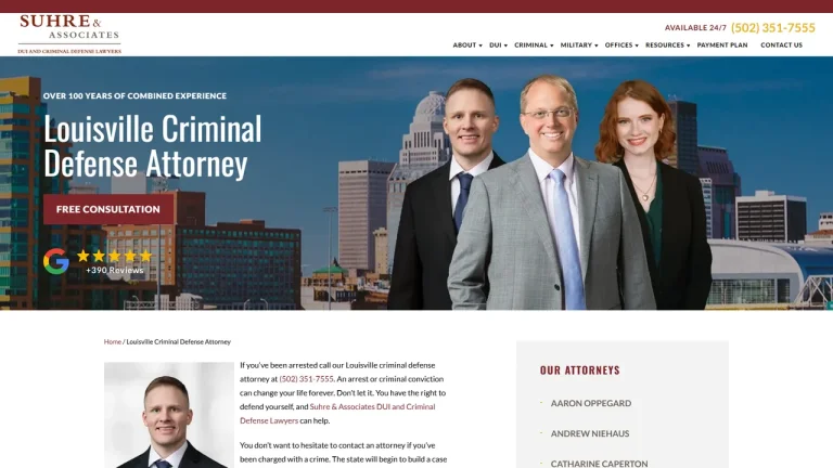 Suhre & Associates DUI and Criminal Defense Lawyers - Louisville, KY - Attorney in Louisville