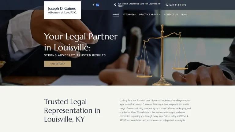 Joseph D Gaines Attorney at Law - Louisville, KY - Attorney in Louisville