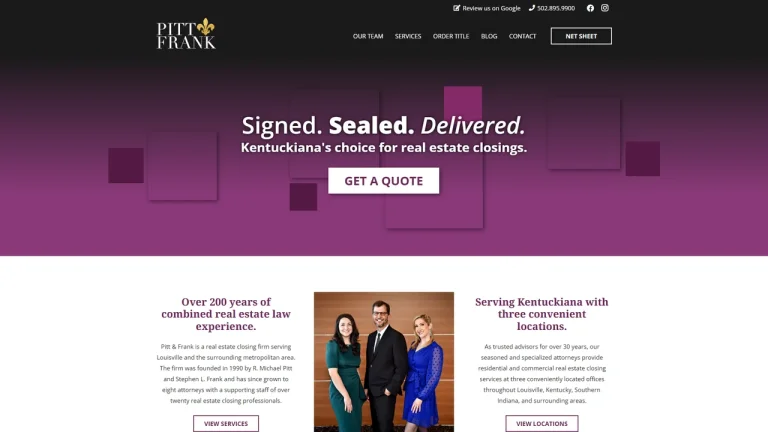 Pitt and Frank, LLC - Louisville, KY - Attorney in Louisville