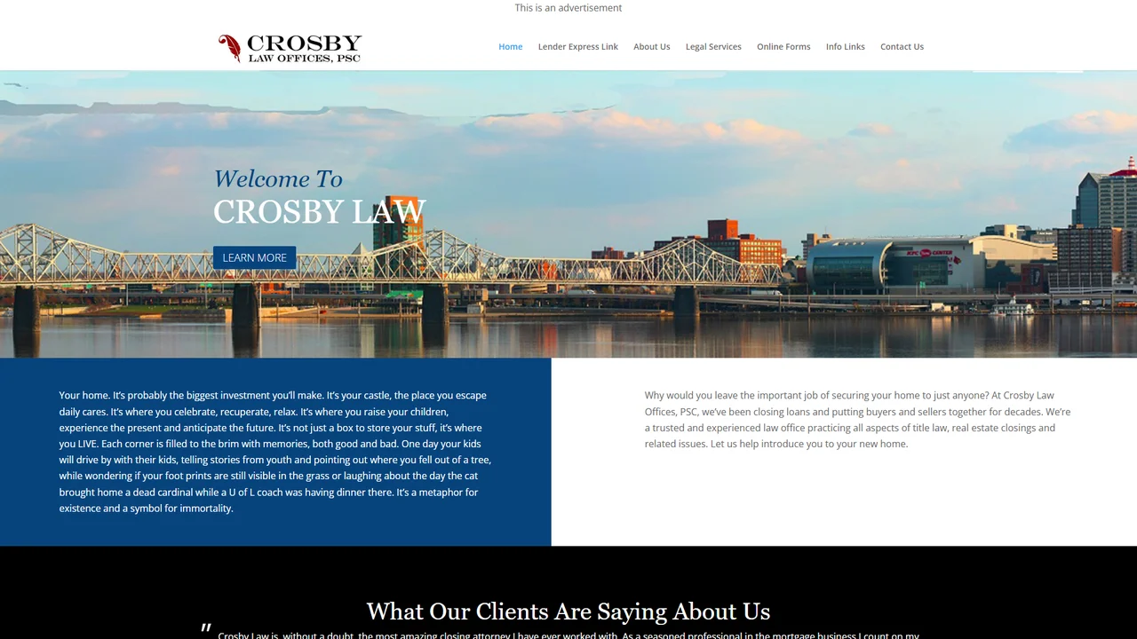 Crosby Law Offices, PSC - Louisville, KY office in Louisville, Kentucky