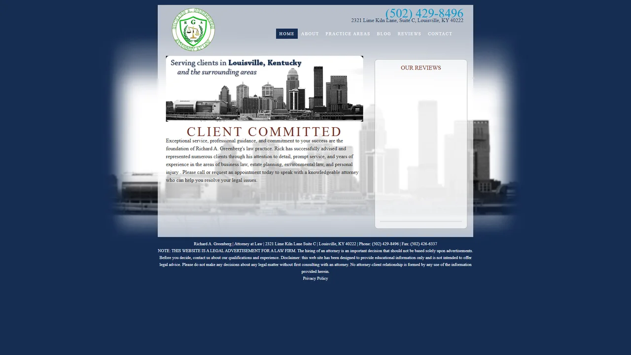 Richard A. Greenberg, Attorney At Law - Louisville, KY office in Louisville, Kentucky