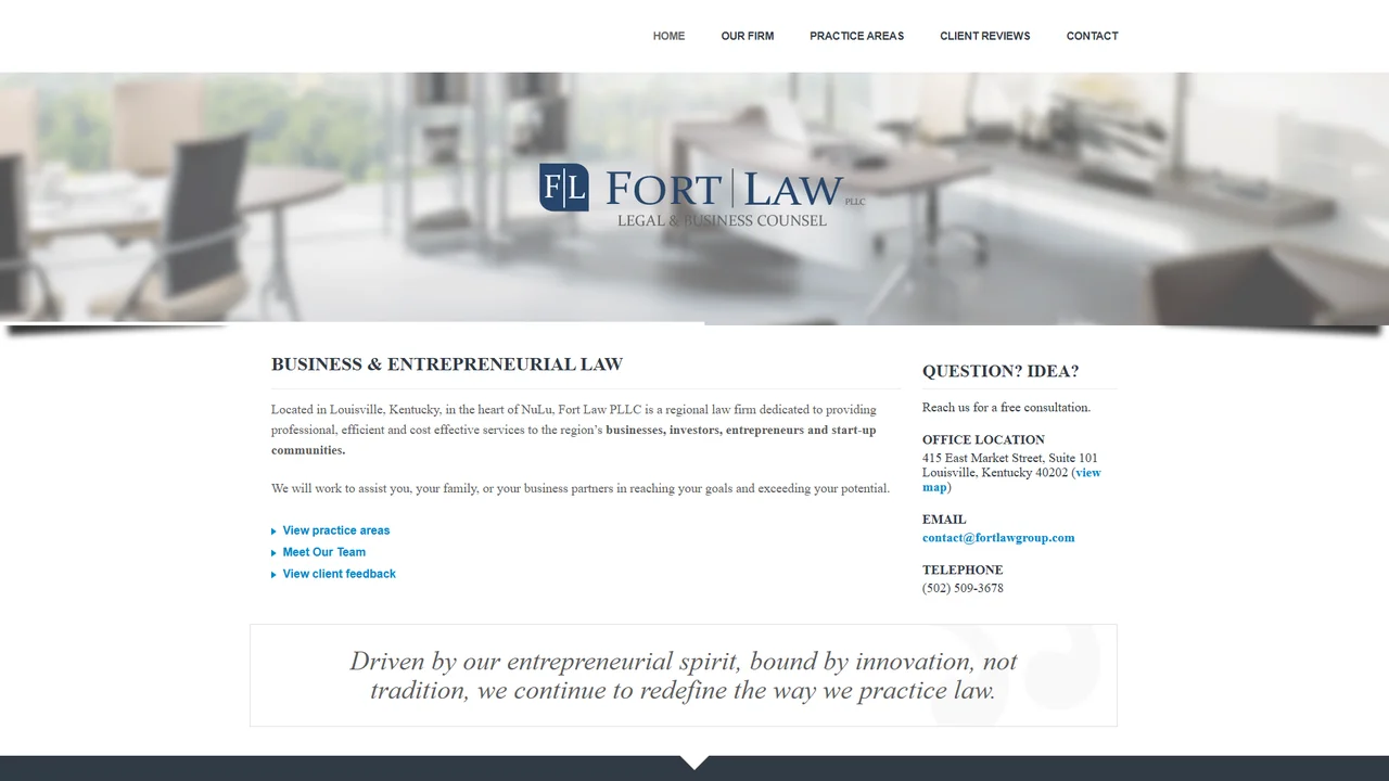 Fort Law PLLC - Louisville, KY office in Louisville, Kentucky