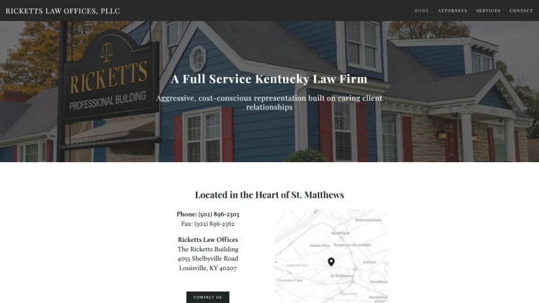Ricketts Law Offices PLLC - Louisville, KY - Attorney in Louisville