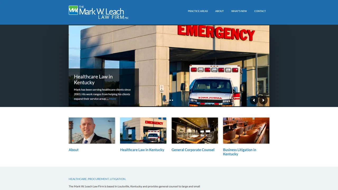 The Mark W. Leach Law Firm, PSC. - Louisville, KY office in Louisville, Kentucky