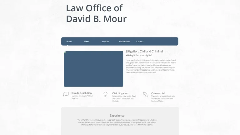 David B. Mour - Louisville, KY - Attorney in Louisville