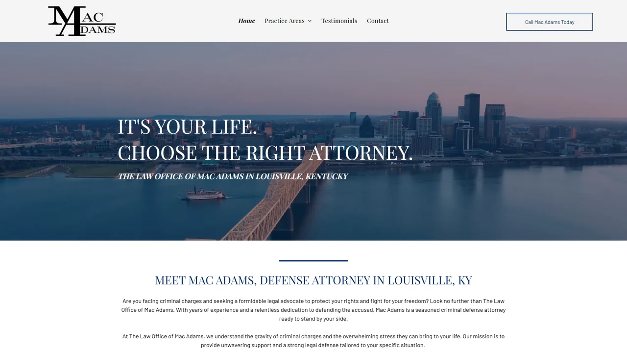 Law Office of Mac Adams - Louisville, KY office in Louisville, Kentucky