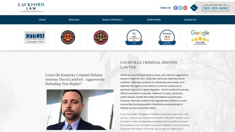The Law Offices of David Lackford - Louisville, KY - Attorney in Louisville