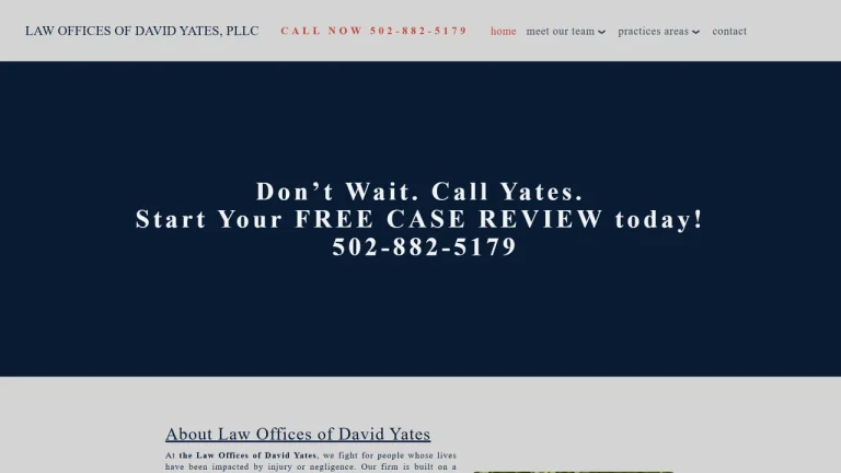 Law Offices of David Yates, Attorney, PLLC - Louisville, KY - Attorney in Louisville