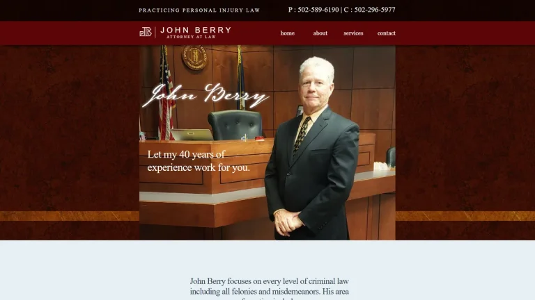 John Berry, Attorney at Law - Louisville, KY - Attorney in Louisville