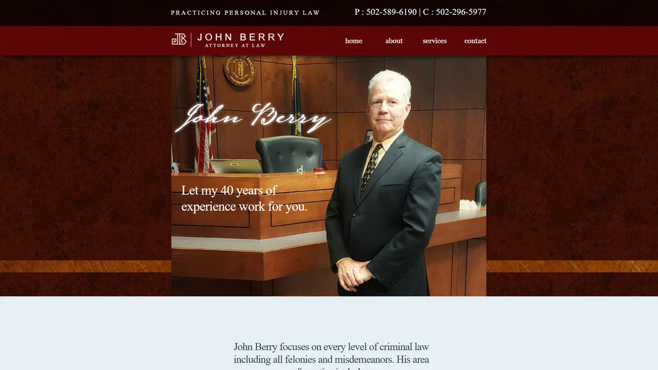 John Berry, Attorney at Law - Louisville, KY office in Louisville, Kentucky