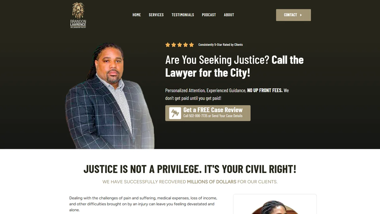 Law Office of Brandon J Lawrence - Louisville, KY office in Louisville, Kentucky