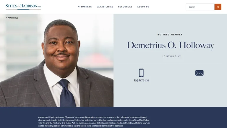 Demetrius O. Holloway - Louisville, KY - Attorney in Louisville