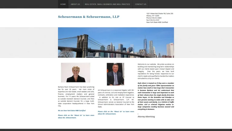 Scheuermann & Scheuermann, LLP - Albany, NY - Attorney in Albany