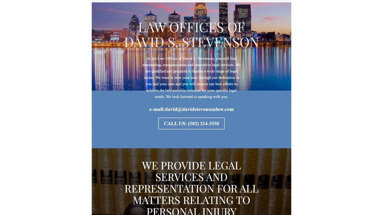 Law Offices of David Stevenson - Louisville, KY office in Louisville, Kentucky