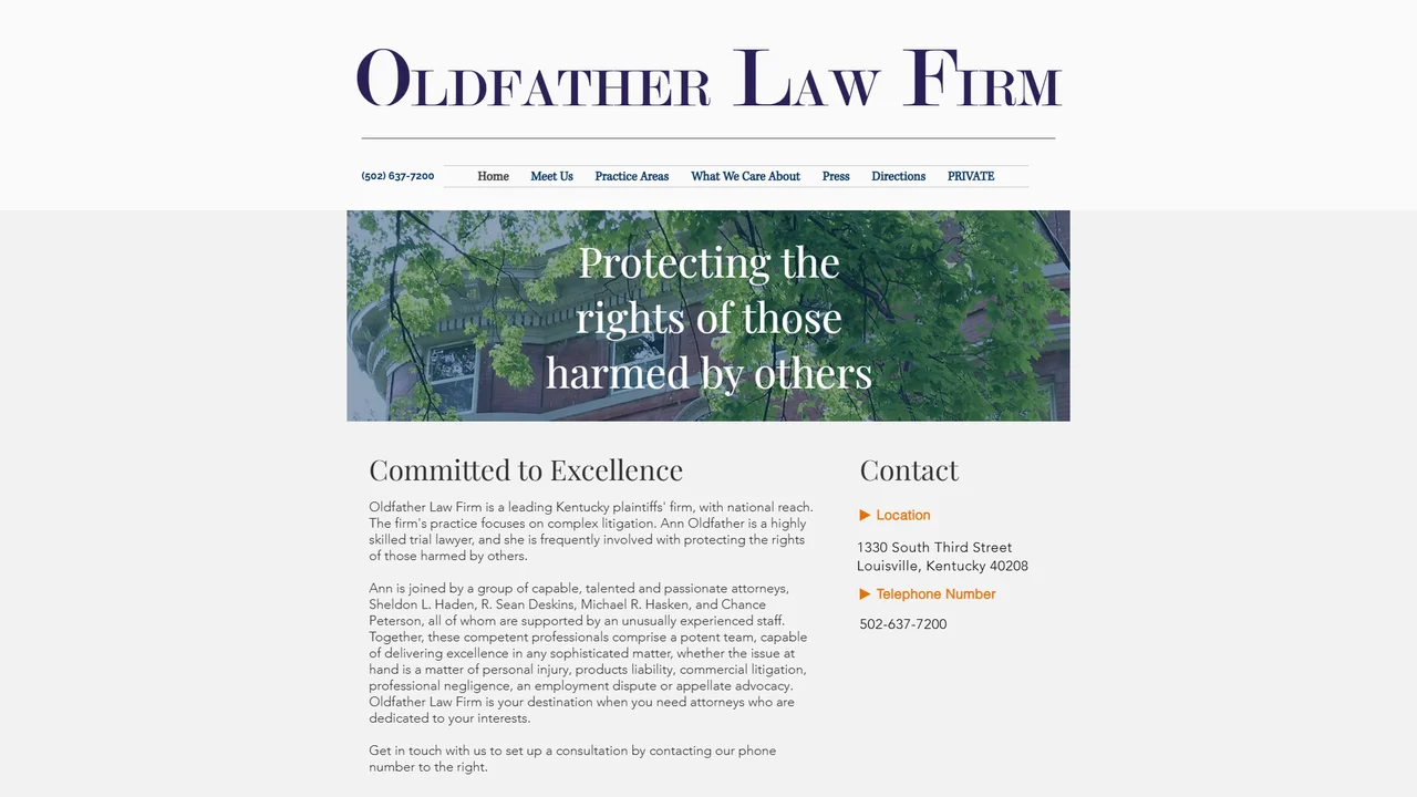 Oldfather Law Firm - Louisville, KY office in Louisville, Kentucky