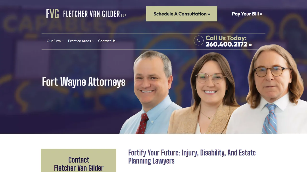 Fletcher Van Gilder LLP - Fort Wayne, IN office in Fort Wayne, Indiana