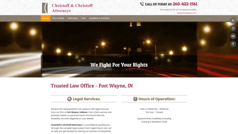 Christoff & Christoff Attorneys - Fort Wayne, IN - Attorney in Fort Wayne