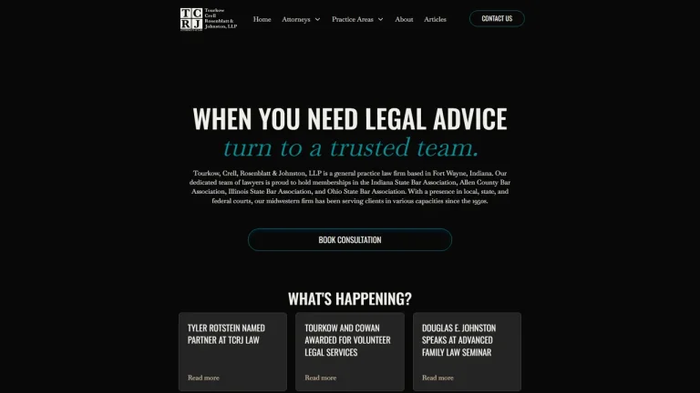 Tourkow, Crell, Rosenblatt & Johnston, LLP - Fort Wayne, IN - Attorney in Fort Wayne