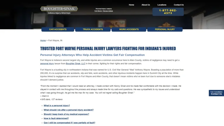 Boughter Sinak LLC - Fort Wayne, IN - Attorney in Fort Wayne