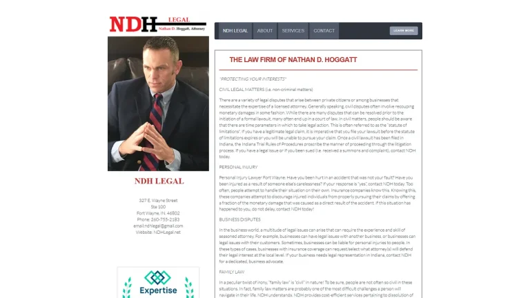 Nathan D. Hoggatt Attorney at Law - Fort Wayne, IN - Attorney in Fort Wayne