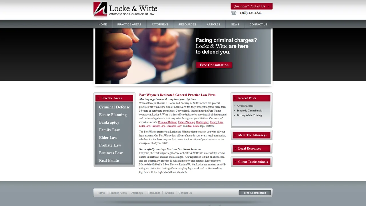Locke and Witte - Attorneys at Law - Fort Wayne, IN office in Fort Wayne, Indiana