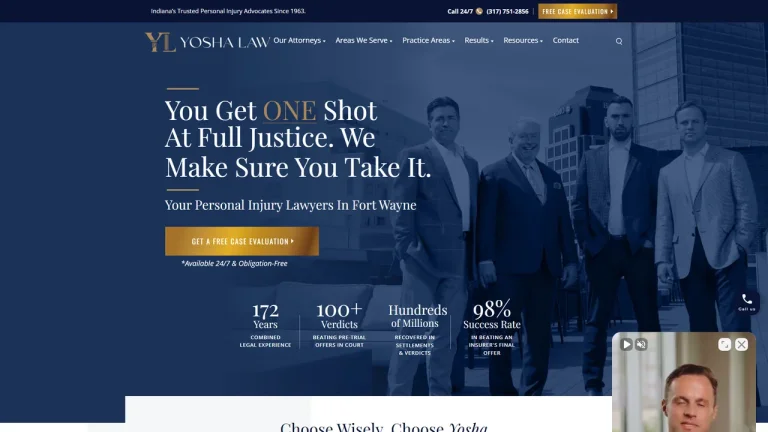 Yosha Law, Fort Wayne Injury & Accident Lawyers - Fort Wayne, IN - Attorney in Fort Wayne