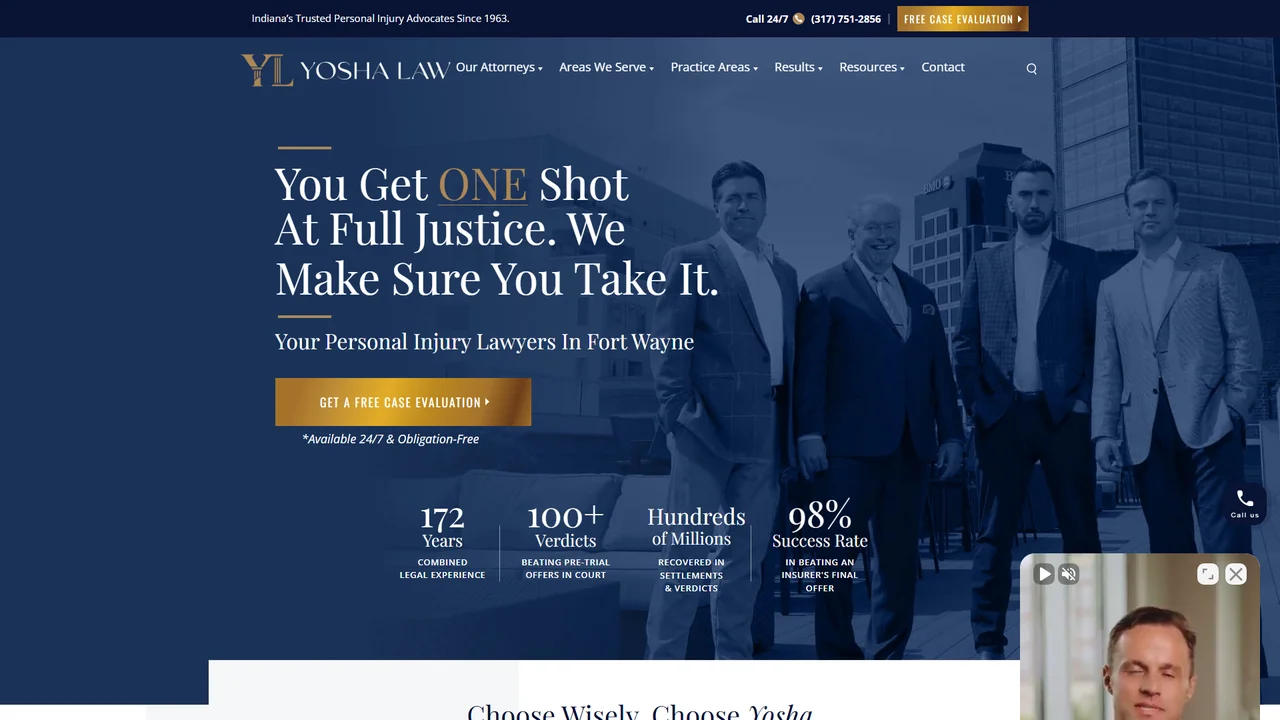 Yosha Law, Fort Wayne Injury & Accident Lawyers - Fort Wayne, IN office in Fort Wayne, Indiana