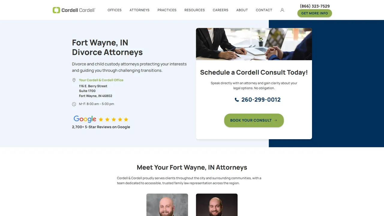 Cordell & Cordell - Fort Wayne, IN office in Fort Wayne, Indiana