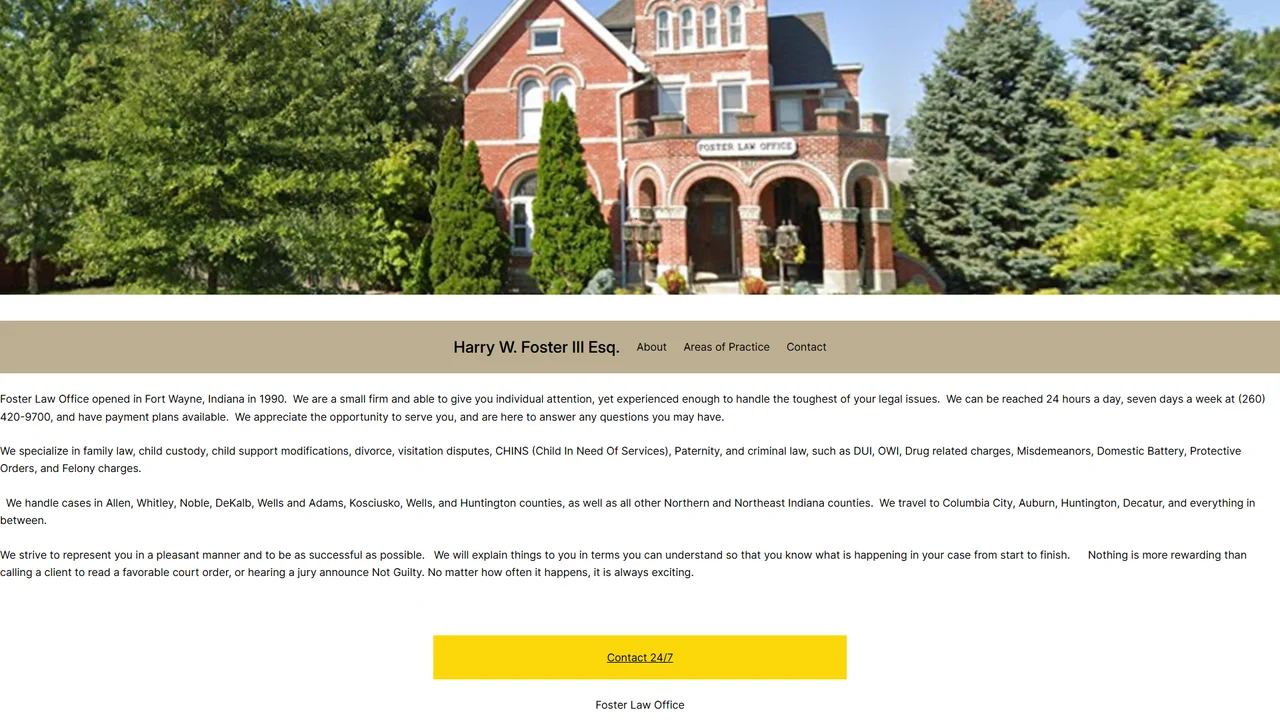 Foster Law Office - Fort Wayne, IN office in Fort Wayne, Indiana