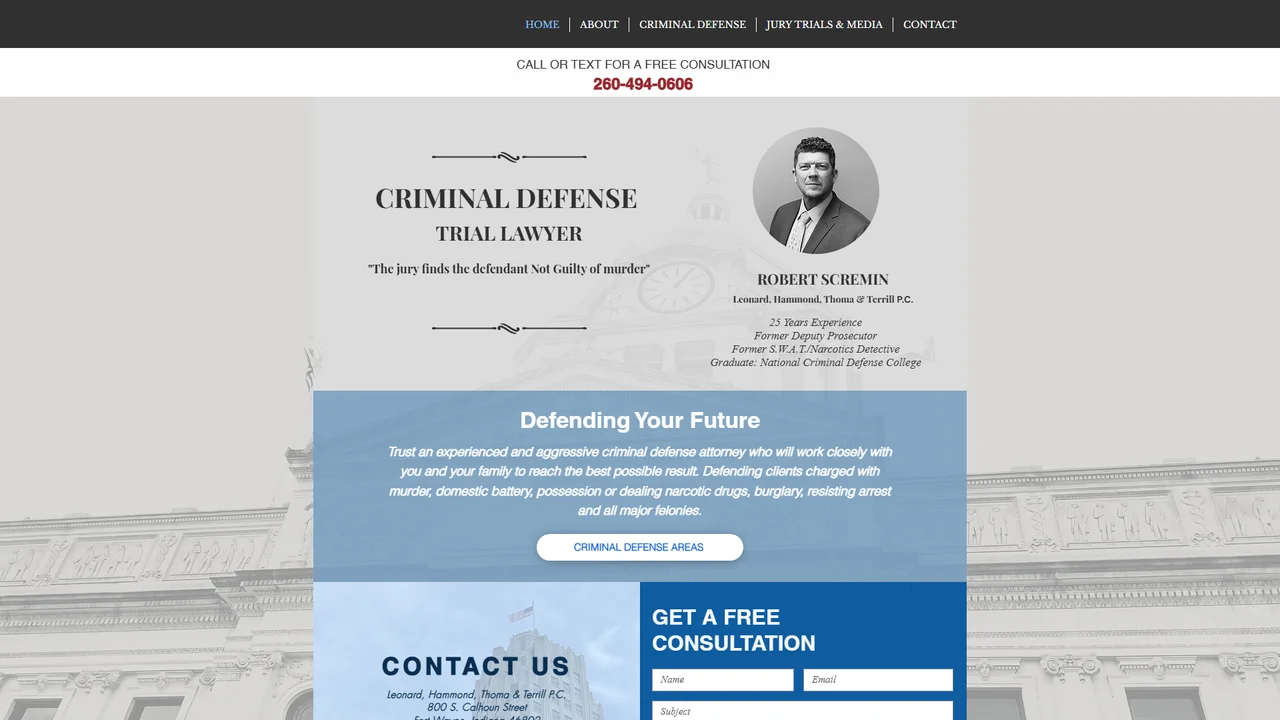 Law Office Robert Scremin - Fort Wayne, IN office in Fort Wayne, Indiana