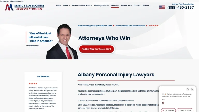 Monge & Associates Injury and Accident Attorneys - Albany, NY - Attorney in Albany