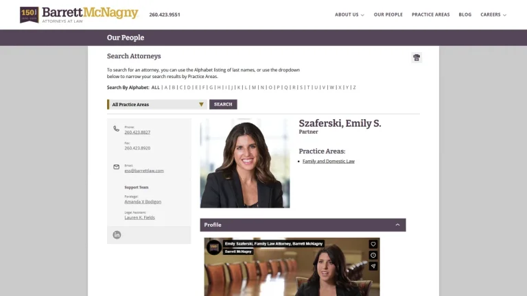 Emily S. Szaferski - Barrett McNagny LLP - Fort Wayne, IN - Attorney in Fort Wayne