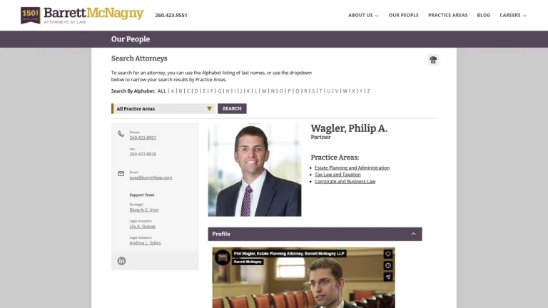 Philip A. Wagler (Barrett McNagny LLP) - Fort Wayne, IN - Attorney in Fort Wayne