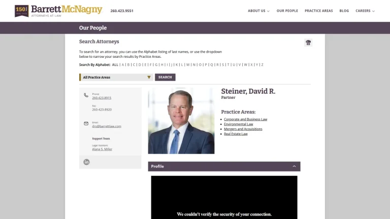 David R. Steiner - Barrett McNagny LLP - Fort Wayne, IN - Attorney in Fort Wayne