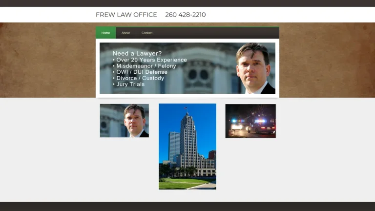 Frew Law Office - Fort Wayne, IN - Attorney in Fort Wayne