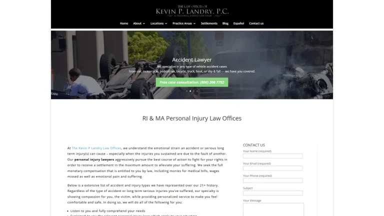 Kevin P. Landry Law Offices - Worcester, MA - Attorney in Worcester