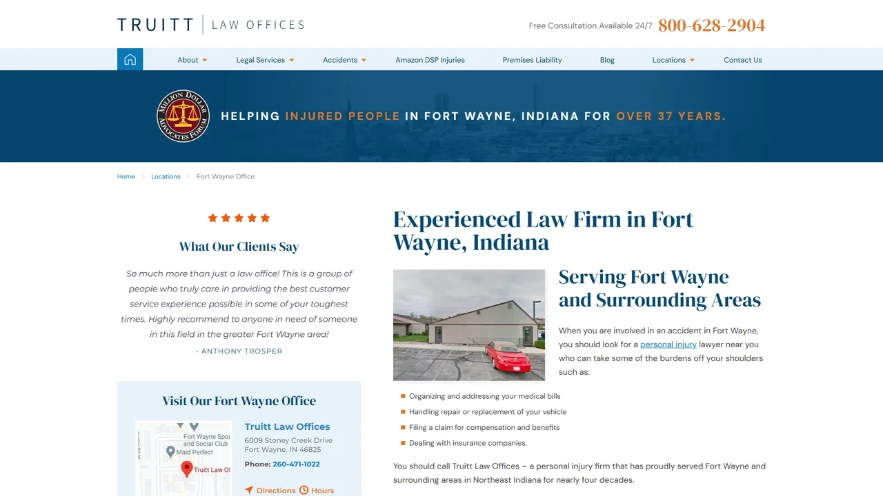 Truitt Law Offices - Personal Injury Attorney - Fort Wayne, IN office in Fort Wayne, Indiana