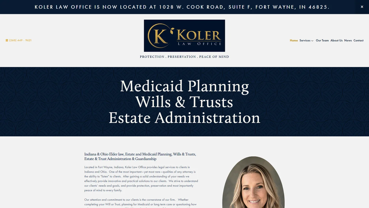 Koler Law Office - Fort Wayne, IN office in Fort Wayne, Indiana