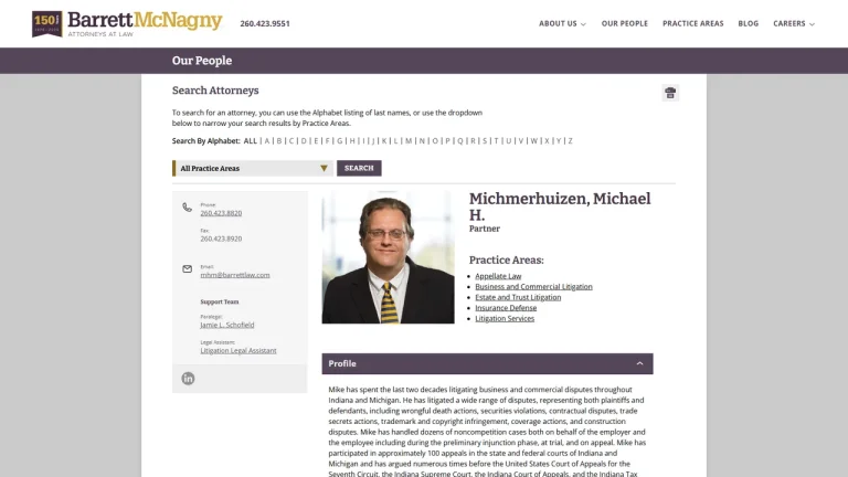 Michael H. Michmerhuizen - Fort Wayne, IN - Attorney in Fort Wayne