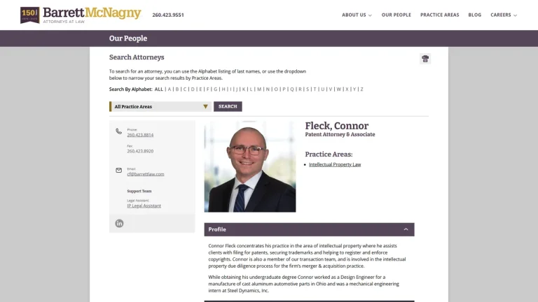 Connor Fleck, Attorney at Law - Fort Wayne, IN - Attorney in Fort Wayne