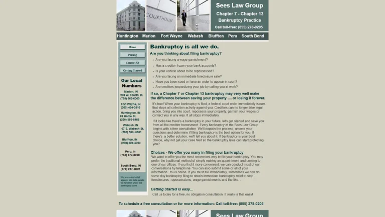 The Law Office of John Thomas Sees - Fort Wayne, IN - Attorney in Fort Wayne