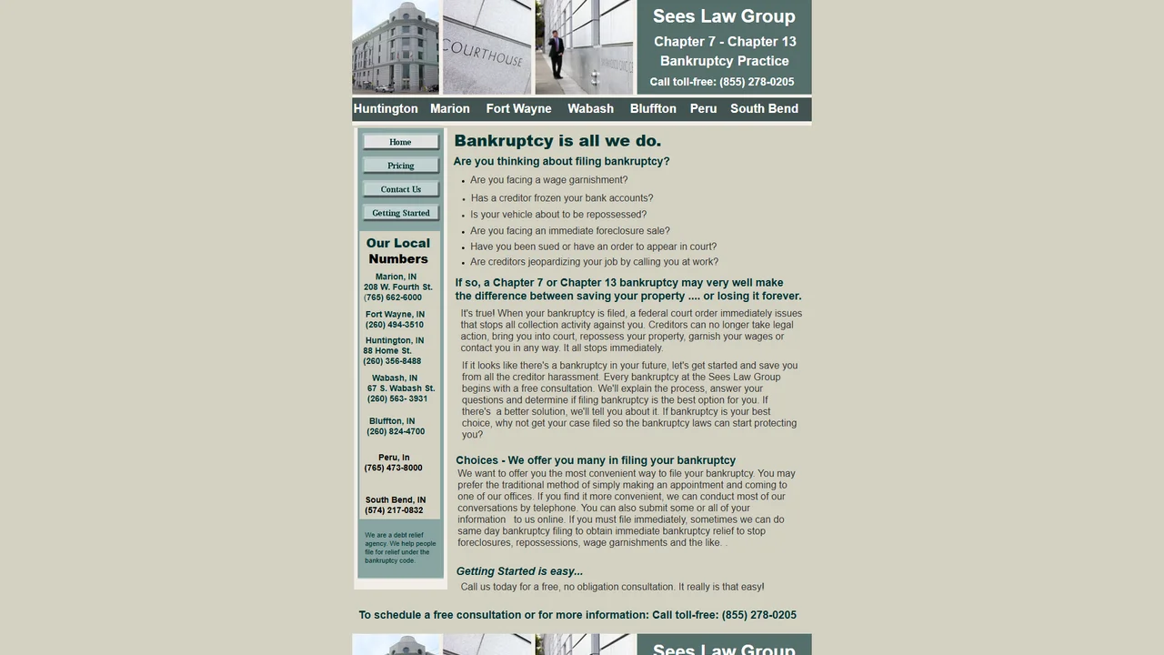 The Law Office of John Thomas Sees - Fort Wayne, IN office in Fort Wayne, Indiana