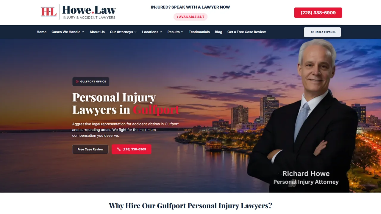 Howe.Law Injury & Accident Lawyers - Gulfport, MS office in Gulfport, Mississippi