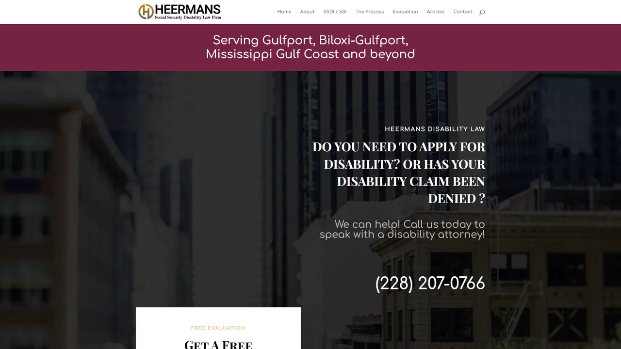 Heermans Disability Law - Gulfport, MS office in Gulfport, Mississippi