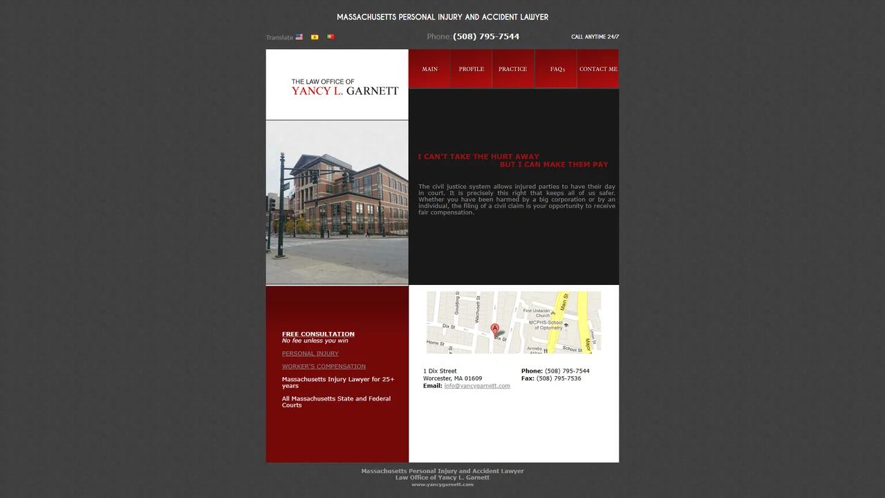 Law Office of Yancy L. Garnett - Worcester, MA office in Worcester, Massachusetts
